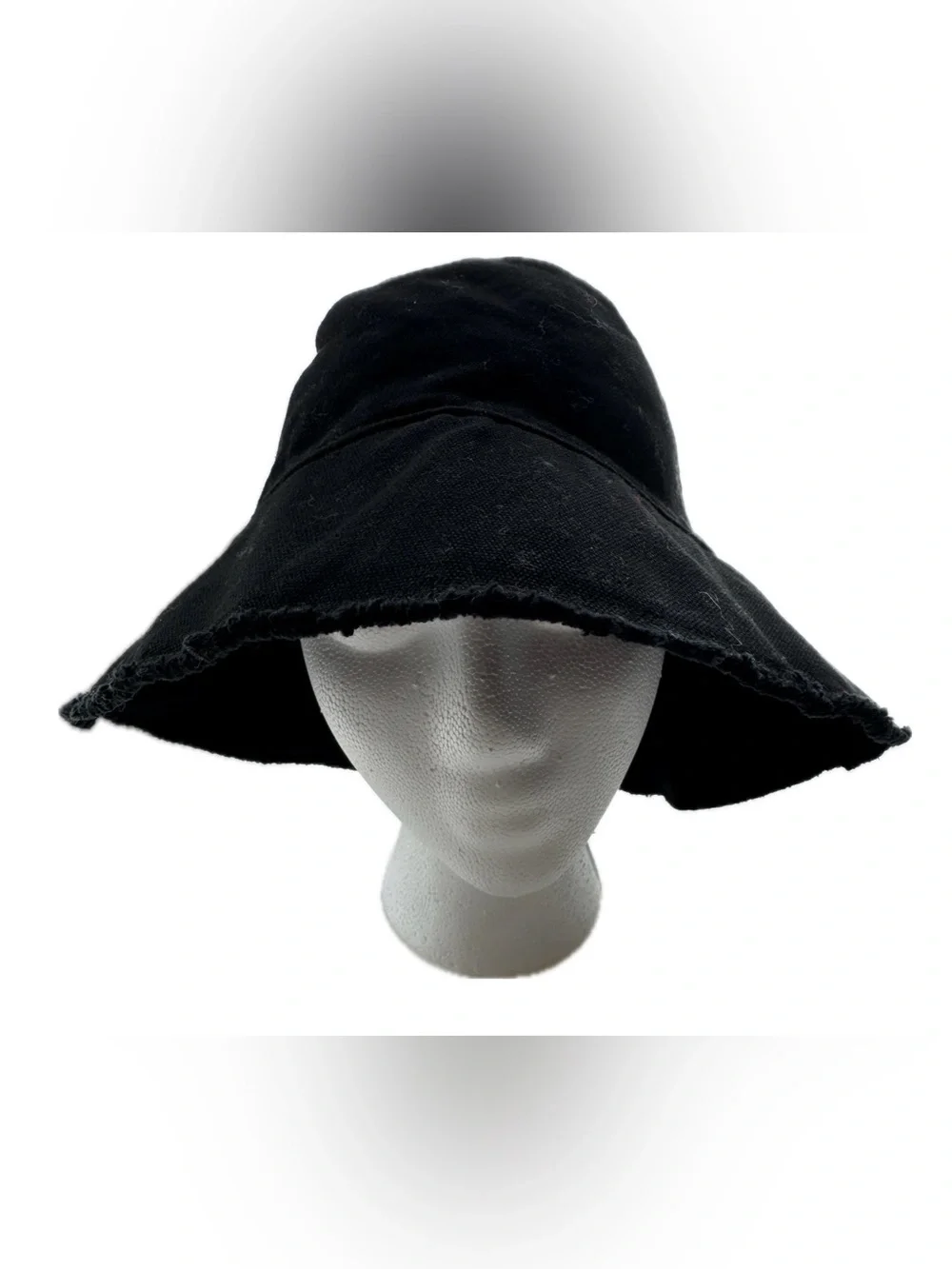 NWT Old Navy Black Sun Hat Wide Brim Bucket Hat Size S/M